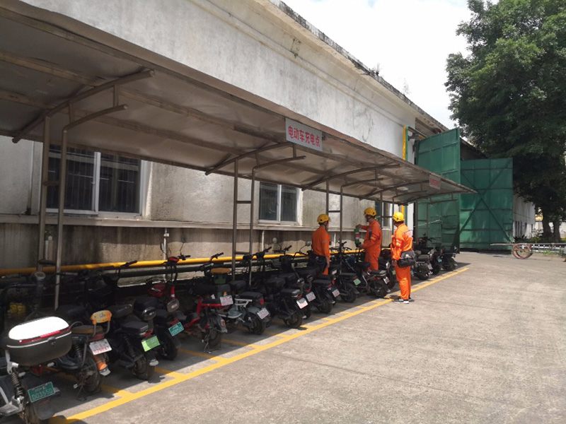 弘旭公司开展电动车隐患排查(图1)