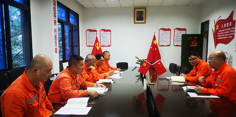 弘旭电仪防腐处积极开展党史学习教育(图1)