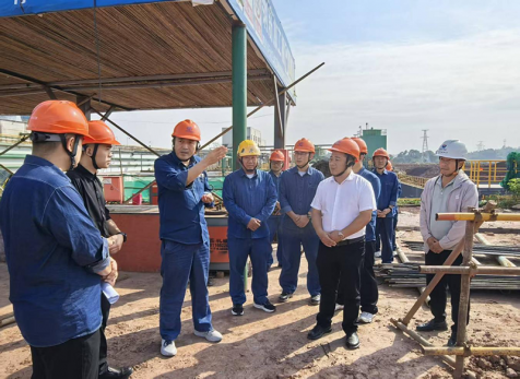 傅利才、郭春建到化工园区项目现场开展节前安全检查