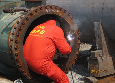 精心补焊设备缺陷